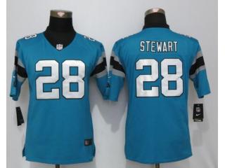 Youth Carolina Panthers 28 Jonathan Stewart Blue Elite Jersey