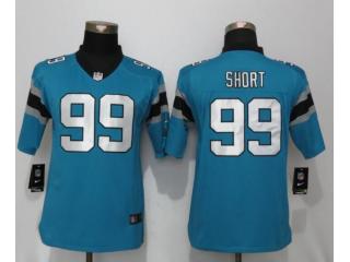 Youth Carolina Panthers 99 Kawann Short Blue Elite Jersey