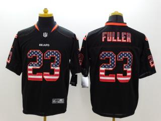 Chicago Bears 23 Kyle Fuller USA Flag Fashion Black Elite Jersey
