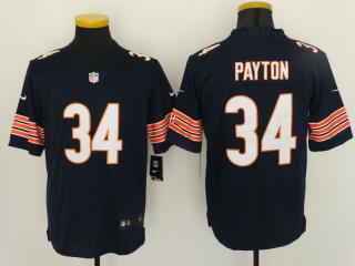 Chicago Bears 34 Walter Payton Football Jersey Legend Navy Blue