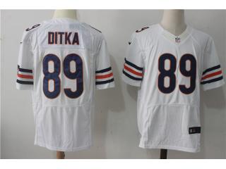 Chicago Bears 89 Ditka Elite Football Jersey White