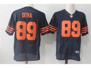 Chicago Bears 89 Ditka Elite Football Jersey Navy Blue