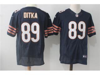 Chicago Bears 89 Ditka Elite Football Jersey Black