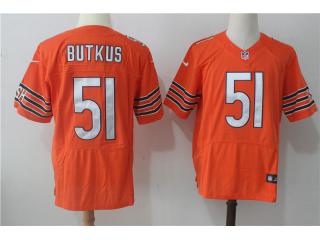Chicago Bears 51 Dick Butkus Elite Football Jersey Orange