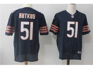 Chicago Bears 51 Dick Butkus Elite Football Jersey Black
