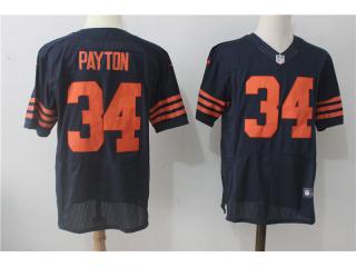 Chicago Bears 34 Walter Payton Elite Football Jersey Navy Blue