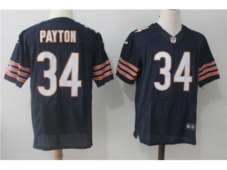 Chicago Bears 34 Walter Payton Elite Football Jersey Black