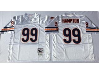Chicago Bears 99 Dan Hampton Football Jersey White Retro