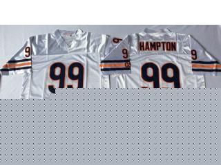 Chicago Bears 99 Dan Hampton Football Jersey White Retro