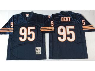 Chicago Bears 95 Richard Dent Football Jersey Blue Retro