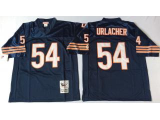Chicago Bears 54 Brian Urlacher Football Jersey Blue Retro