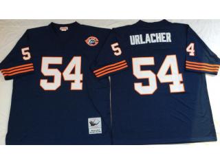 Chicago Bears 54 Brian Urlacher Football Jersey Blue Retro