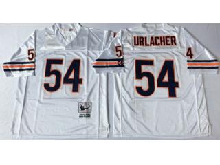 Chicago Bears 54 Brian Urlacher Football Jersey White Retro
