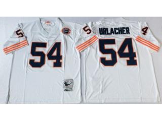 Chicago Bears 54 Brian Urlacher Football Jersey White Retro