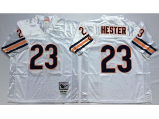 Chicago Bears 23 Devin Hester Football Jersey White Retro