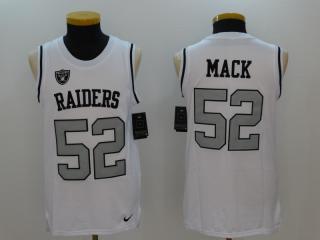 Oakland Raiders 52 Khalil Mack Football Jersey vest Legend White
