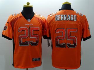 Cincinnati Bengals 25 Giovani Bernard Drift Fashion Orange Elite Jersey