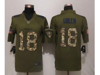 Cincinnati Bengals 18 A.J. Green Salute To Service Limited Jersey