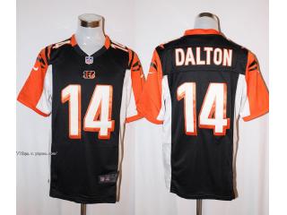 Cincinnati Bengals 14 Andy Dalton FootBall Jersey Black