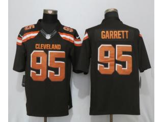 Cleveland Browns 95 Myles Garrett Nike Brown 2017 Draft Pick Limited Jersey