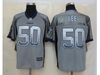 Dallas Cowboys 50 Sean Lee Drift Fashion Gray Elite Jersey