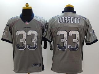 Dallas Cowboys 33 Tony Dorsett Drift Fashion Gray Elite Jersey