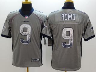 Dallas Cowboys 9 Tony Romo Drift Fashion Gray Elite Jersey