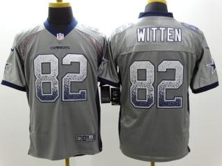 Dallas Cowboys 82 Jason Witten Drift Fashion Gray Elite Jersey