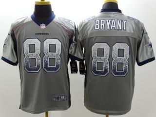 Dallas Cowboys 88 Dez Bryant Drift Fashion Gray Elite Jersey