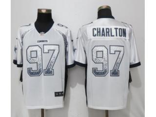 Dallas Cowboys 97 Taco Charlton Drift Fashion White Elite Jersey