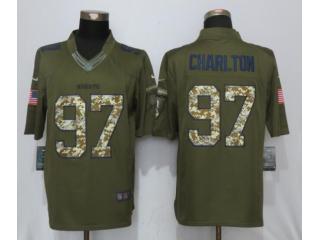 Dallas Cowboys 97 Taco Charlton Green Salute To Service Limited Jersey