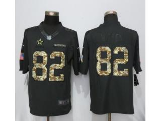 Dallas Cowboys 82 Jason Witten Anthracite Salute To Service Limited Jersey