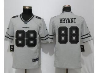 Dallas Cowboys 88 Dez Bryant Nike Gridiron Gray II Limited Jersey