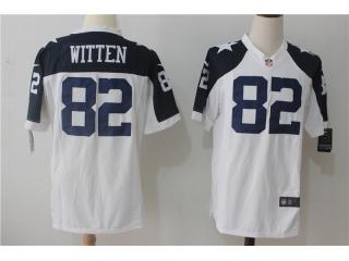 Dallas Cowboys 82 Jason Witten Stitched Limited Rush Jersey White