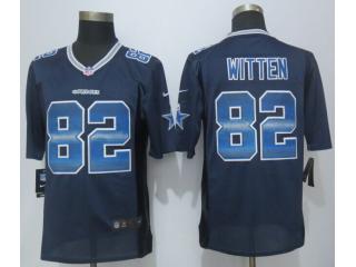 Dallas Cowboys 82 Jason Witten Navy Blue Strobe Limited Jersey