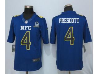 Dallas Cowboys 4 Dak Prescott Navy 2017 Pro Bowl Limited Jersey