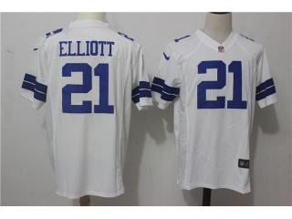 Dallas Cowboys 21 Ezekiel Elliott White Limited Jersey