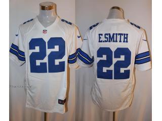 Dallas Cowboys 22 Emmitt Smith White Limited Jersey