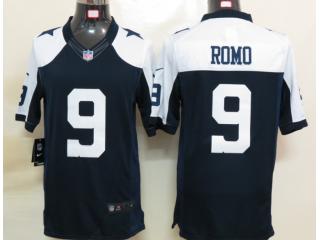 Dallas Cowboys 9 Tony Romo Blue Thanksgiving Limited Jersey