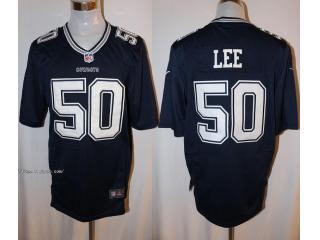 Dallas Cowboys 50 Sean Lee Blue Limited Jersey