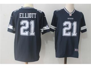 Dallas Cowboys 21 Ezekiel Elliott Blue Limited Jersey