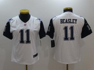 Women Dallas Cowboys 11 Cole Beasley Football Jersey Legend White
