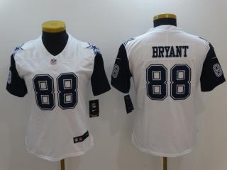Women Dallas Cowboys 88 Dez Bryant Football Jersey Legend White