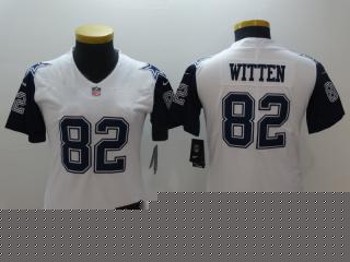 Women Dallas Cowboys 82 Jason Witten Football Jersey Legend White