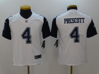 Youth Dallas Cowboys 4 Dak Prescott Football Jersey Legend White