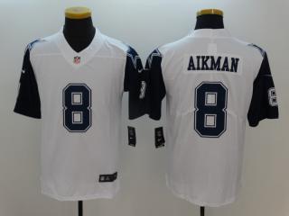 Dallas Cowboys 8 Troy AIikman Football Jersey Legend White