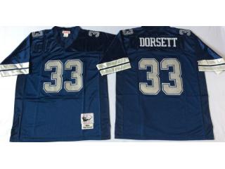 Dallas Cowboys 33 Tony Dorsett Football Jersey Blue Retro