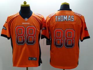 Denver Broncos 88 Demaryius Thomas Drift Fashion Orange Elite Jersey