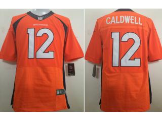 Denver Broncos 12 Andre Caldwell Elite Football Jersey Orange