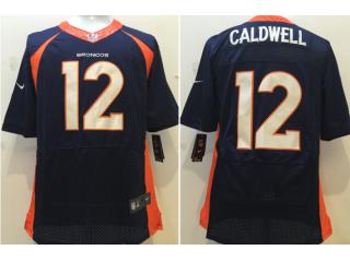 Denver Broncos 12 Andre Caldwell Elite Football Jersey Navy Blue